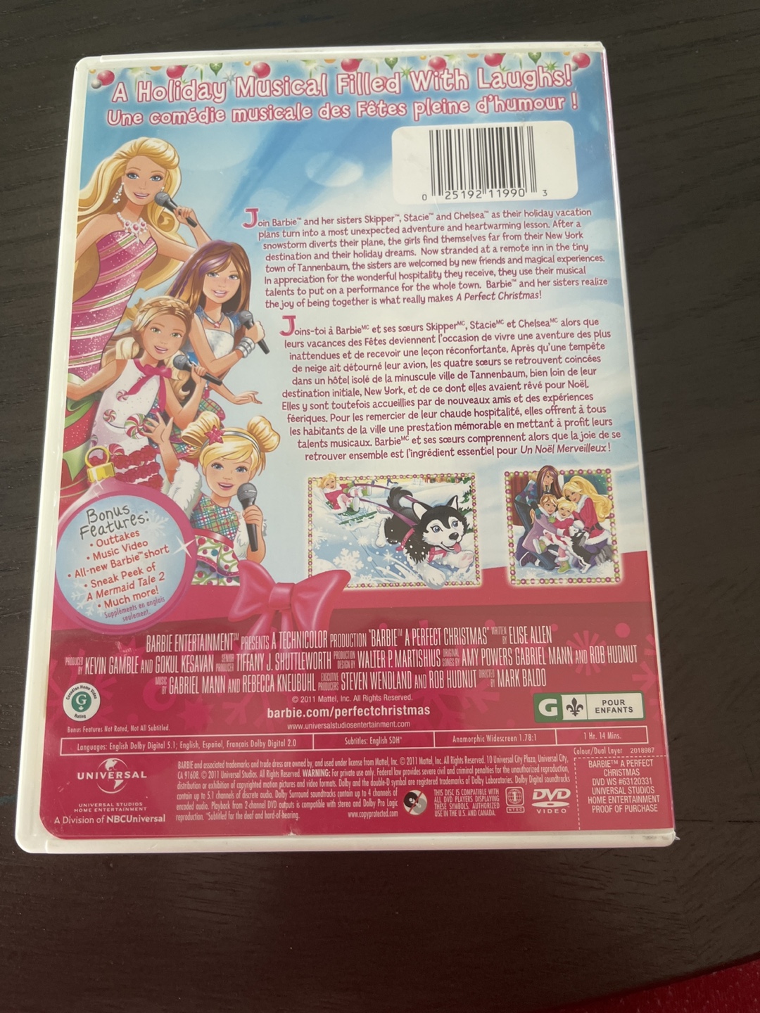 Barbie A Perfect Christmas DVD - photo 2
