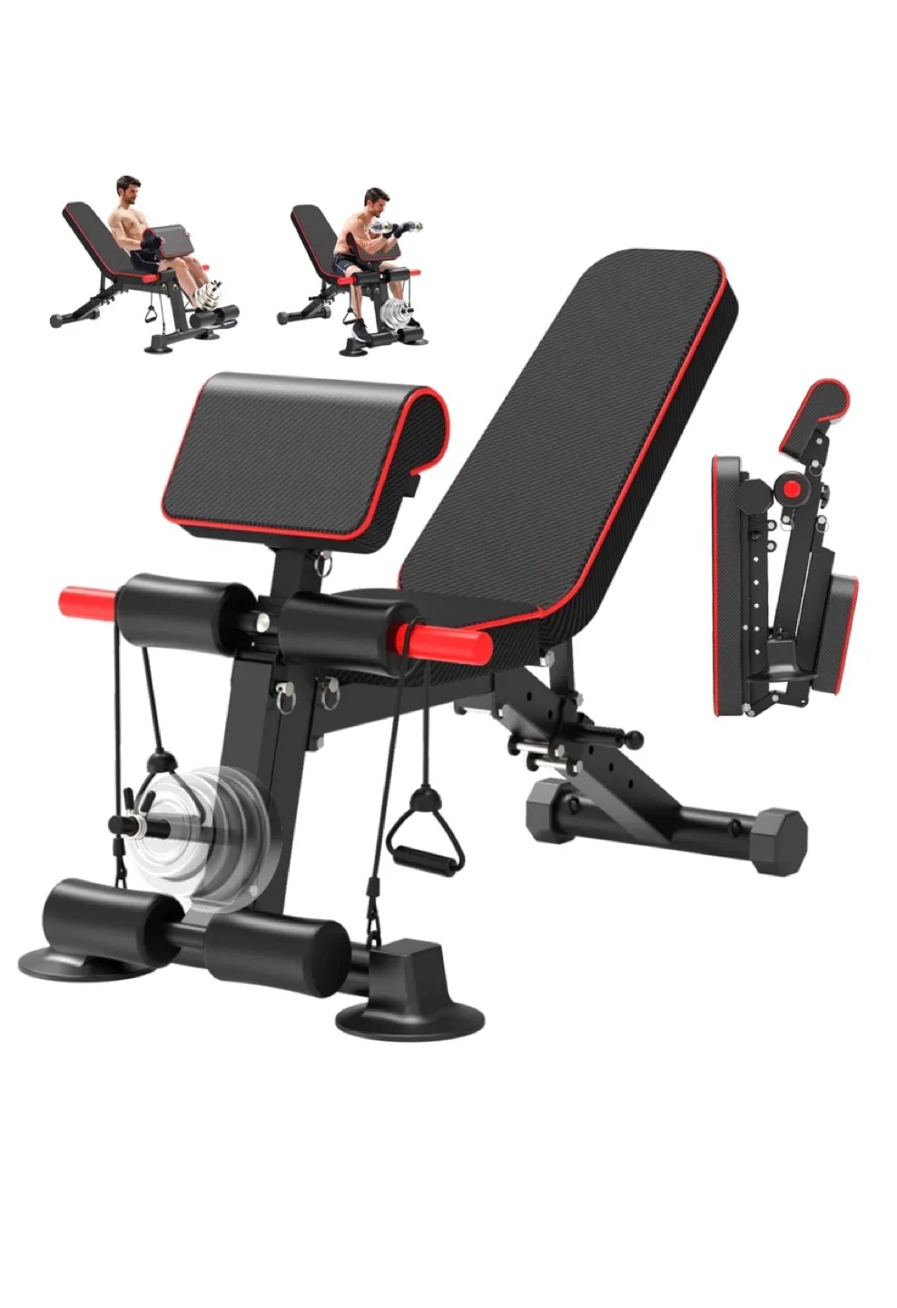 KINGKANG Adjustable Weight Bench - Like New! thumbnail