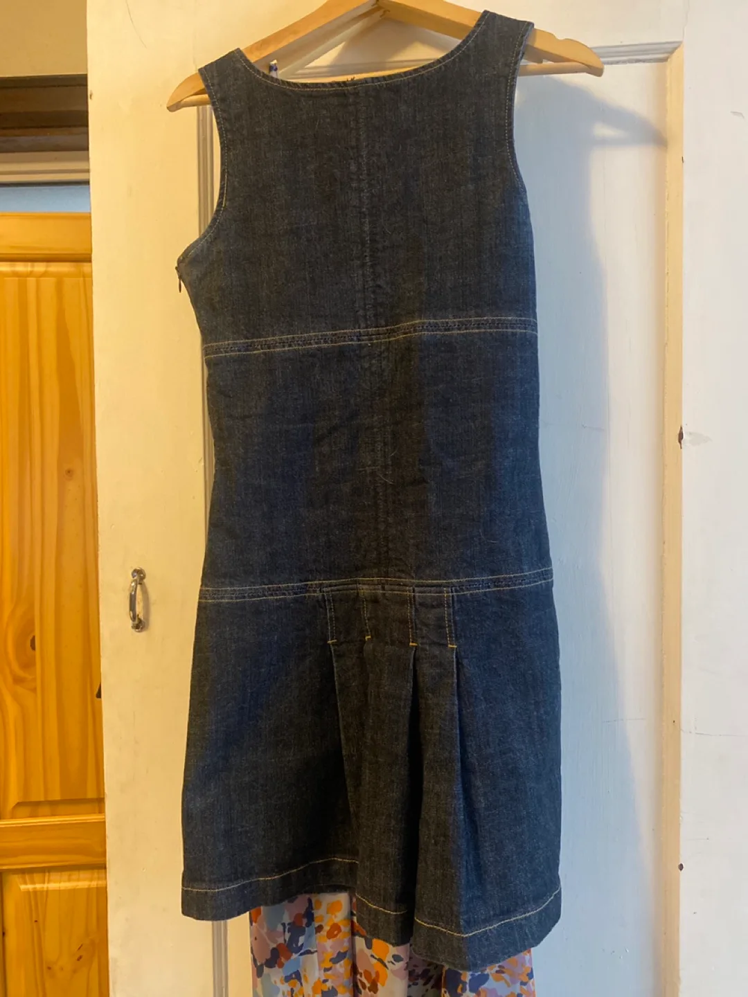 Denim Jumper Dress - Size Small image indicator(3)