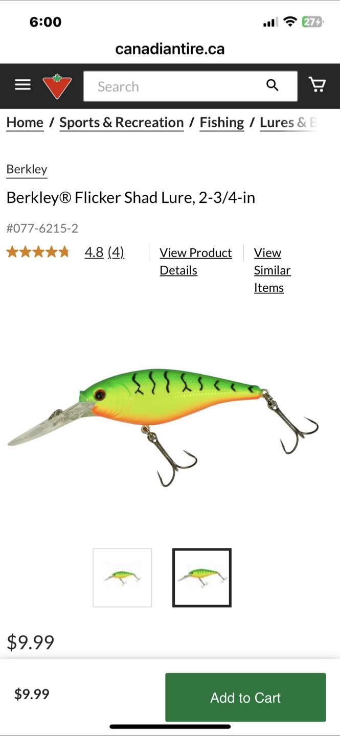 Berkley Flicker Shad/Minnow Fishing Lures - New - photo 4