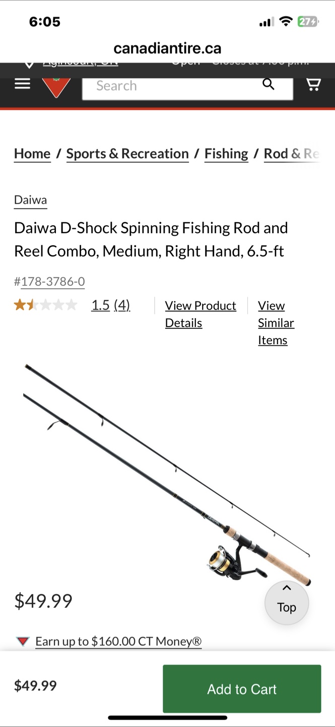 Daiwa Shock Spinning Rod & Reel Combo - photo 4