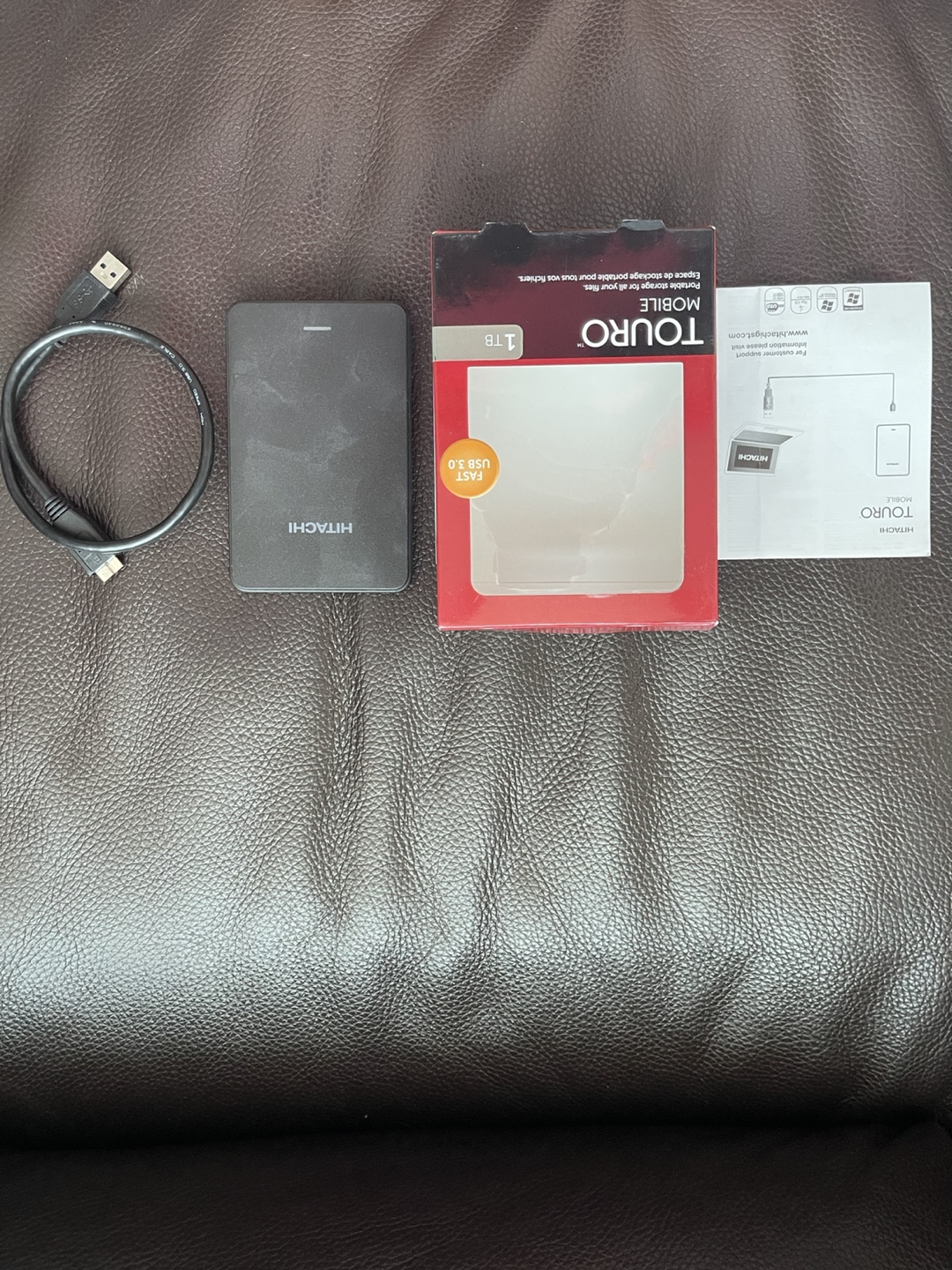 Hitachi Touro Mobile 1TB External Hard Drive