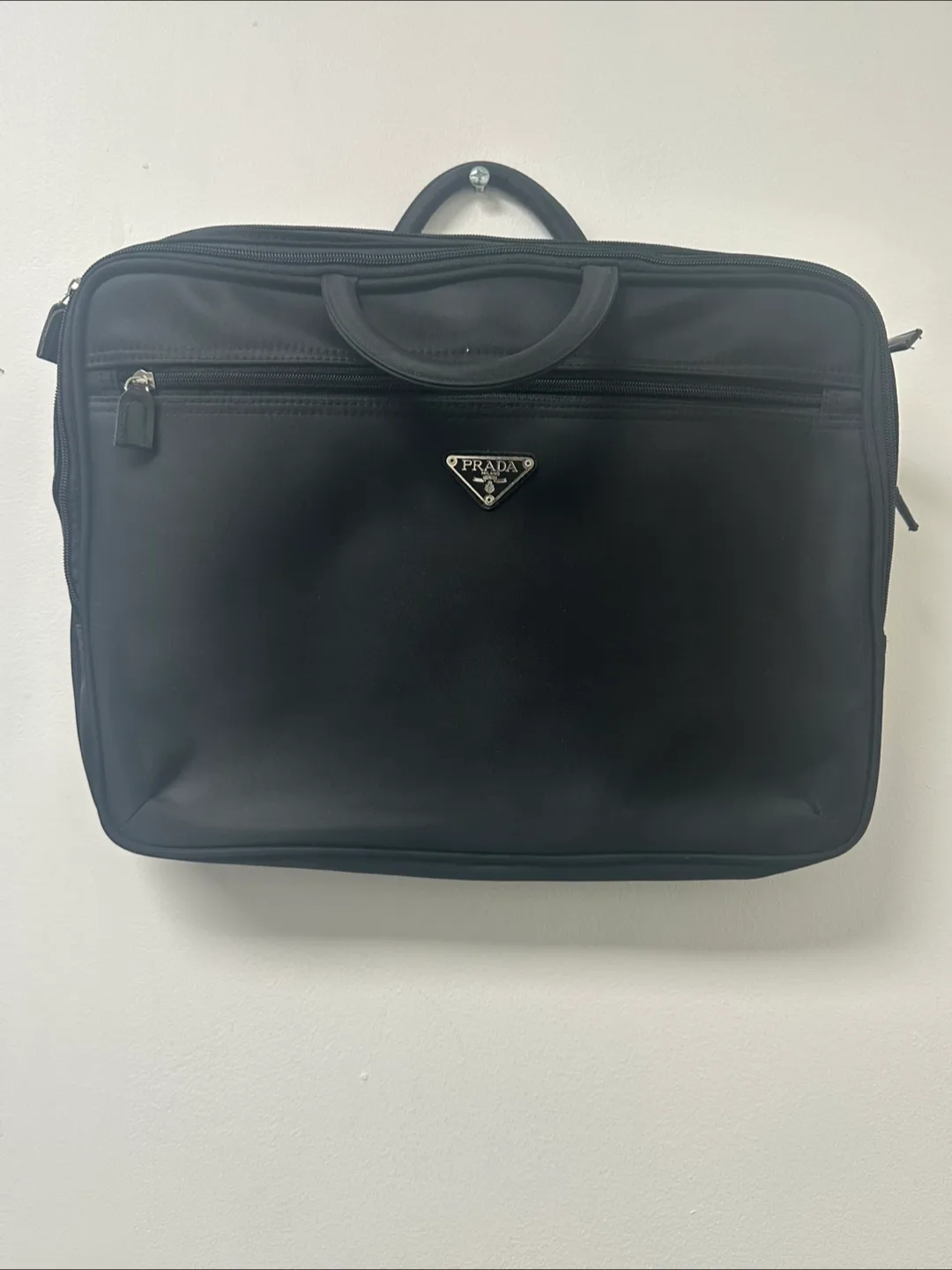 Prada Milano Black Briefcase thumbnail
