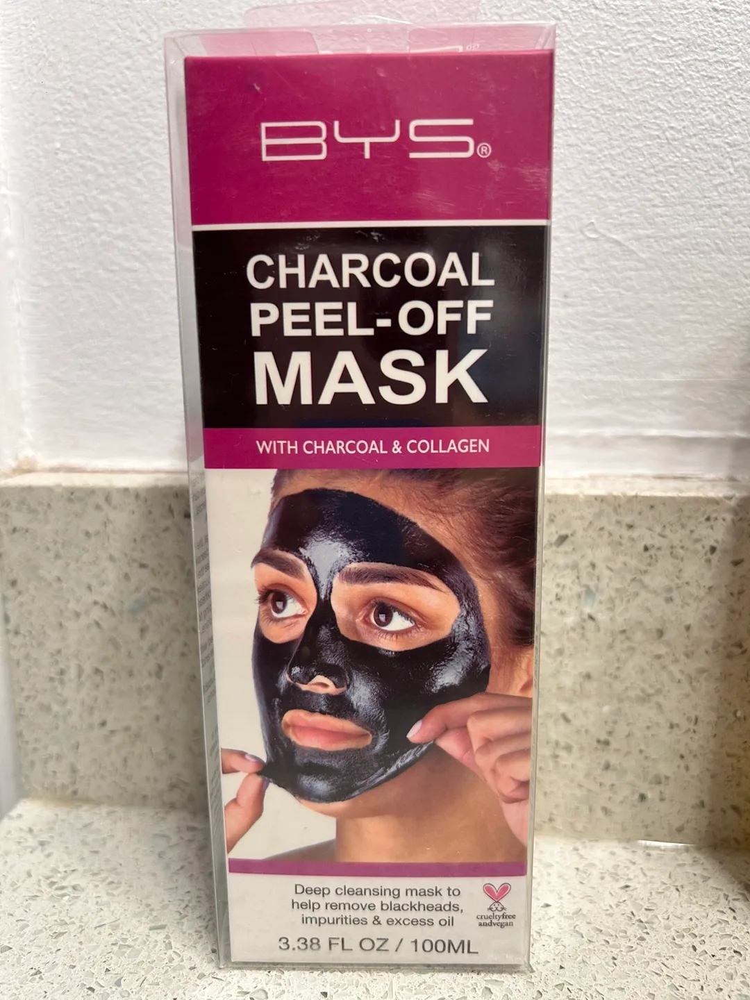 BYS Charcoal Peel-Off Mask 100ml - New! thumbnail