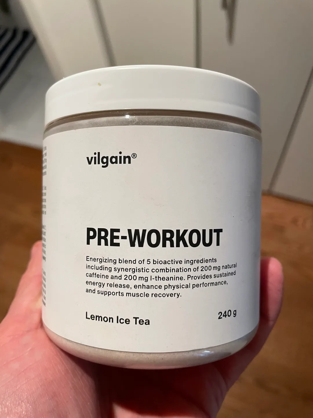 Vilgain Pre-Workout Lemon Ice Tea 240g thumbnail