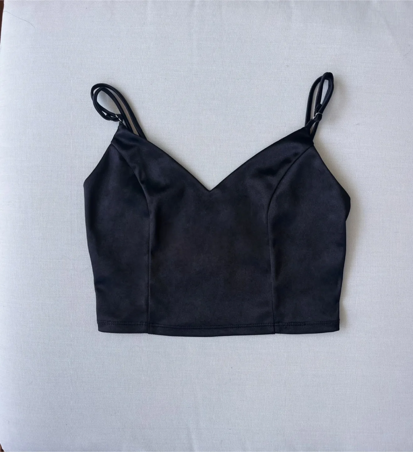 Brand New Blue Blush Black Cami Top-Size S thumbnail