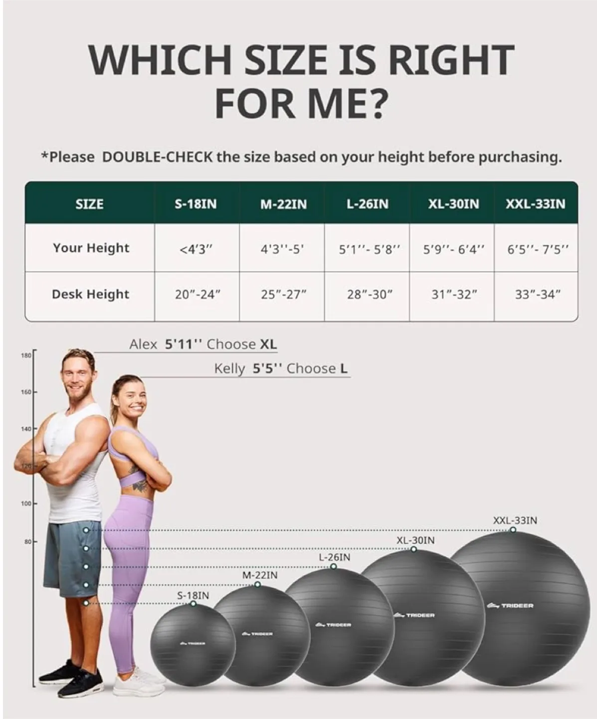 Yoga Exercise Ball Extra Thick - Small 🇨🇦 image indicator(3)