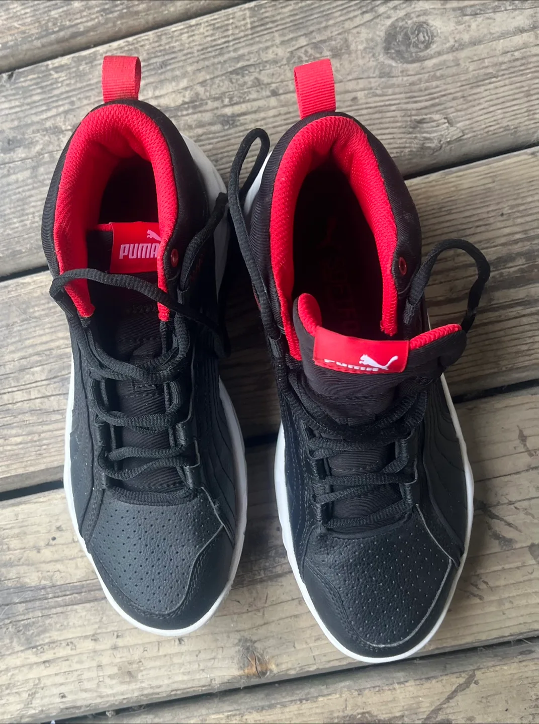 Puma Rebound Layup SL Black/Red Size 7.5 thumbnail