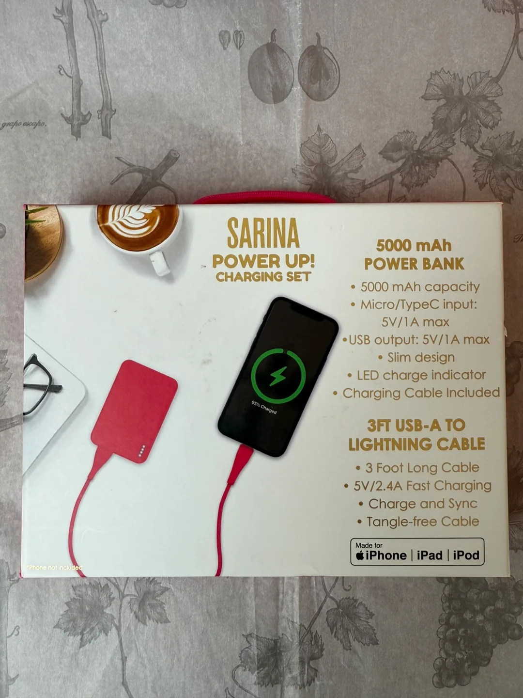 Power Bank Charging Set 🆕 (for iPhone/iPad/iPod) image indicator(2)
