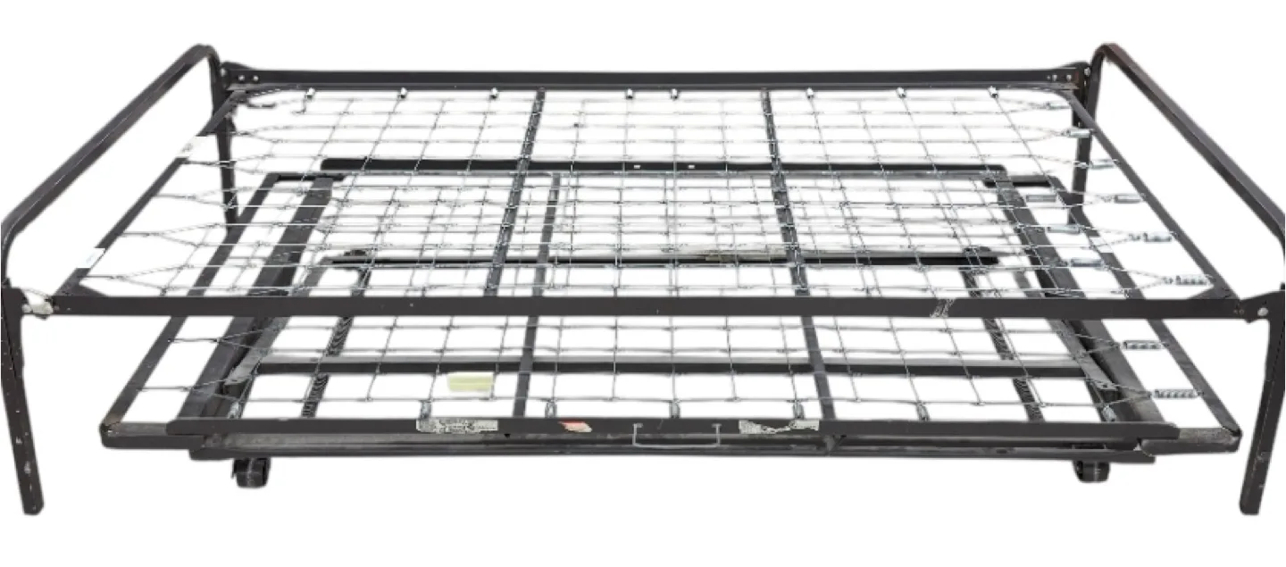 Free Twin Metal Bed Frame with Twin Size trundle image indicator(2)