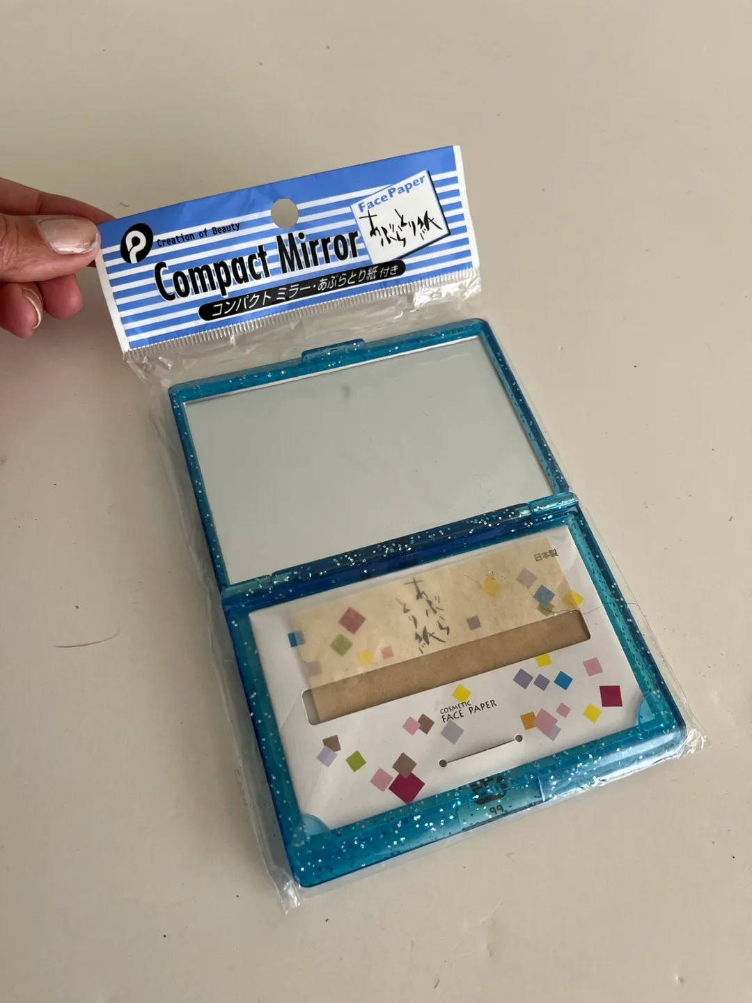 Compact Mirror with Face Paper thumbnail