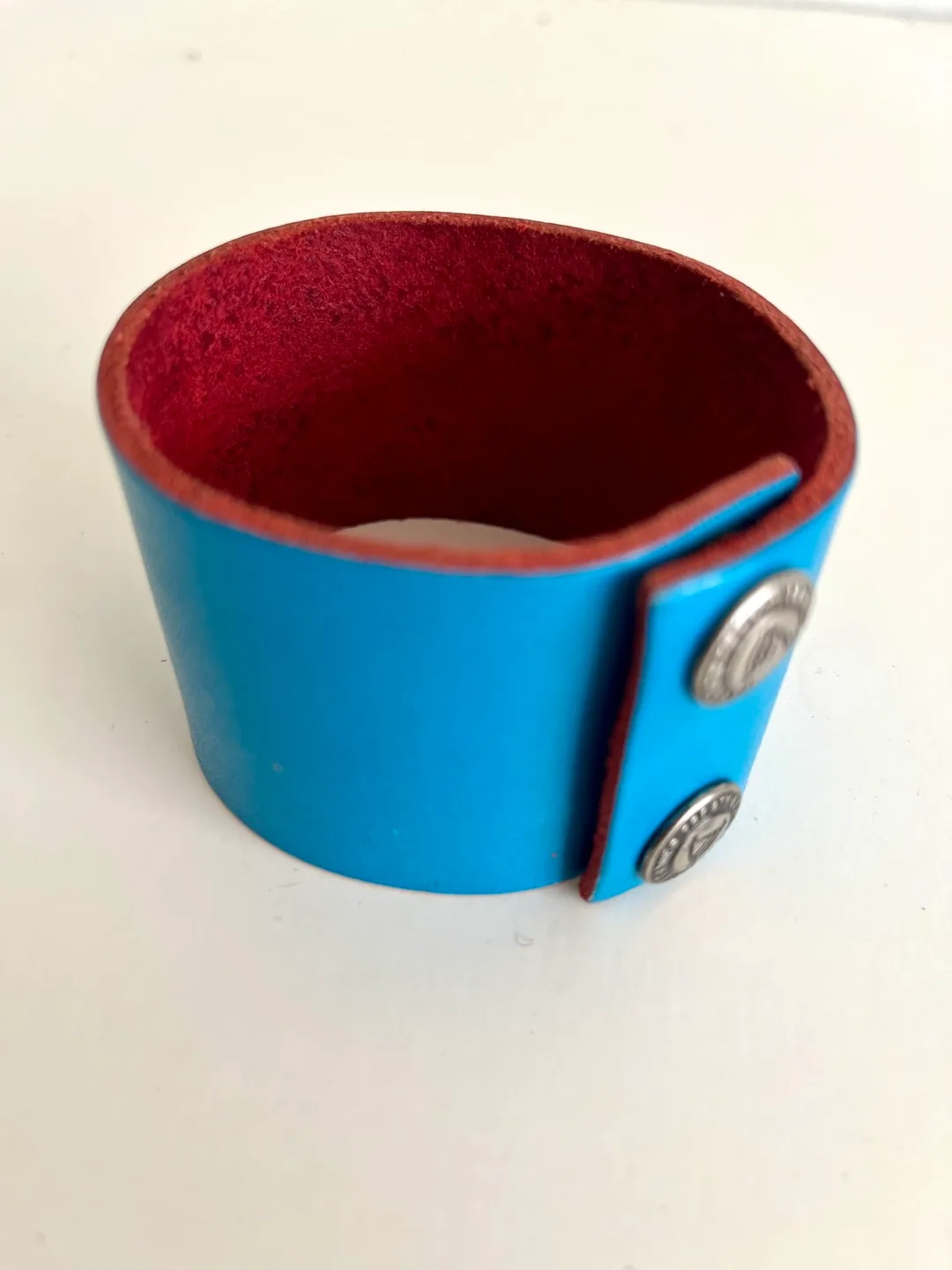 Leather cuff bracelet - Extra Large thumbnail