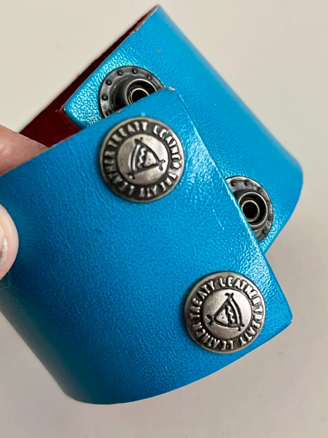 (New) Leather cuff bracelet - Extra Large image indicator(2)