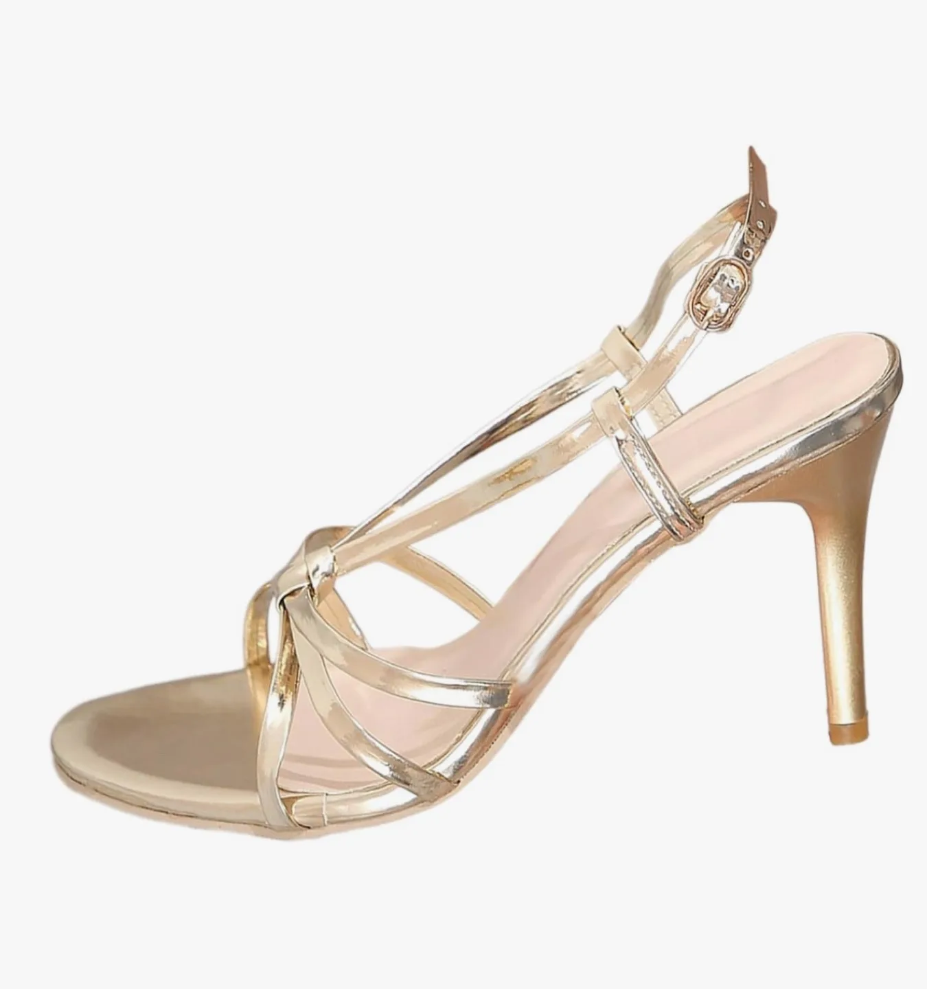 Gold Strappy Heels thumbnail
