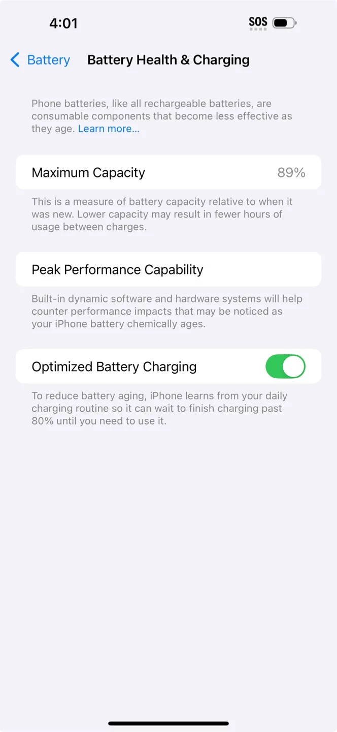 Apple iPhone 14 Pro Max - Purple 118 GB image indicator(9)