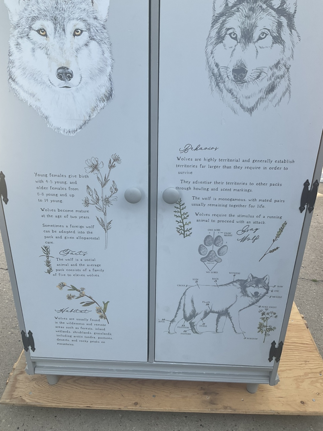 Wolf Print Wardrobe - photo 3