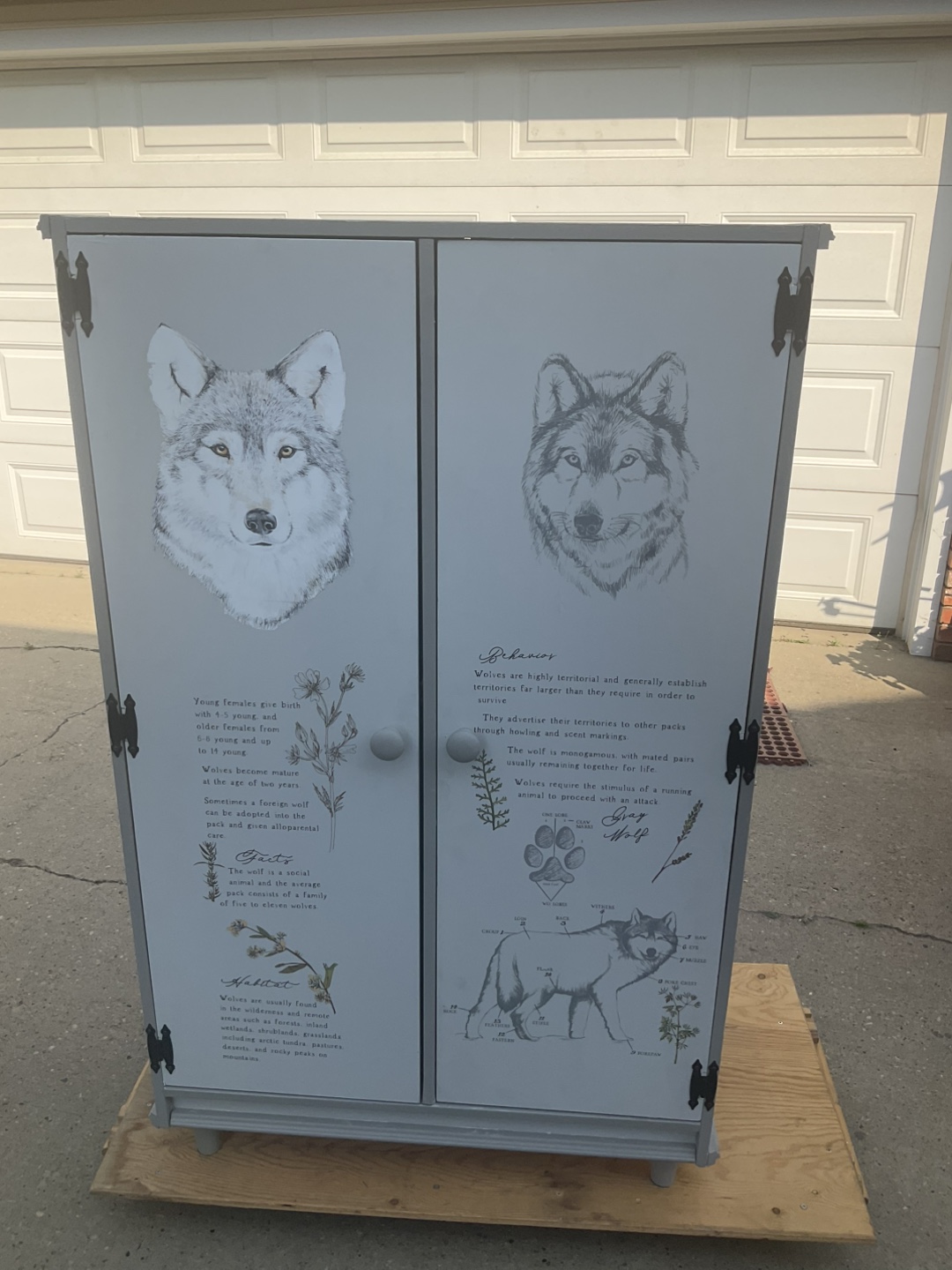 Wolf Print Wardrobe