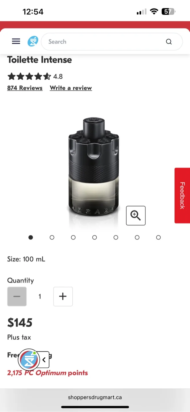 Azzaro The Most Wanted Eau de Toilette Intense 100ml thumbnail