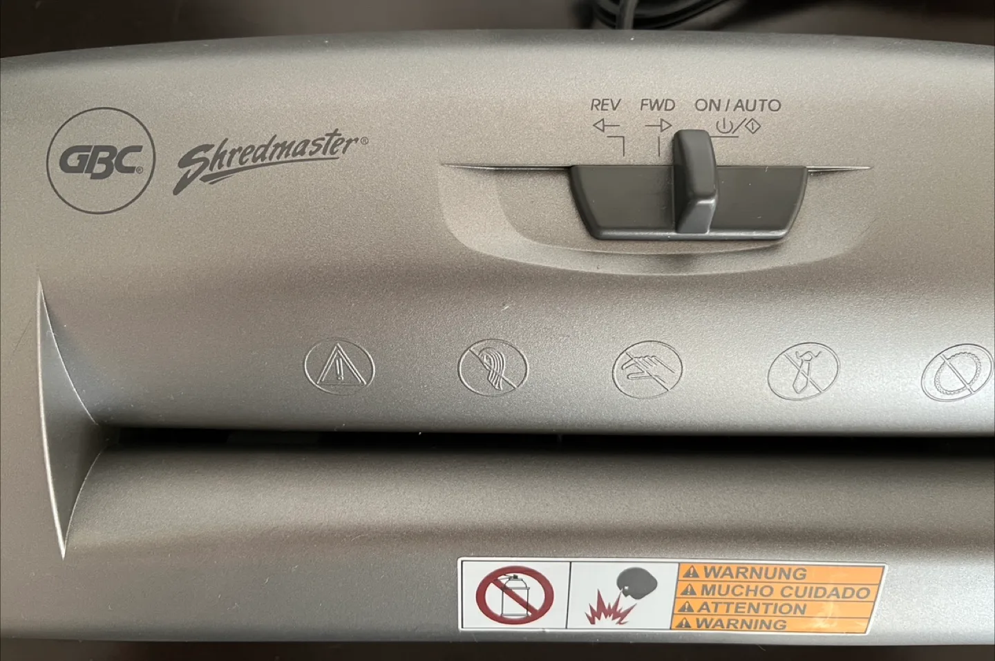 GBC Shredmaster SC30 Paper Shredder image indicator(6)