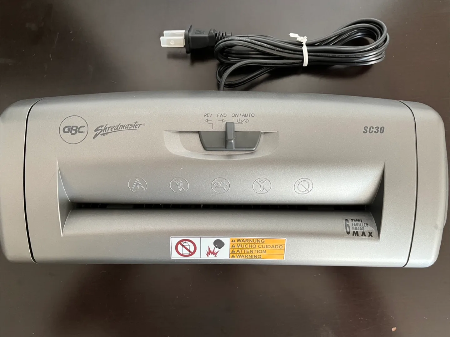 GBC Shredmaster SC30 Paper Shredder image indicator(8)