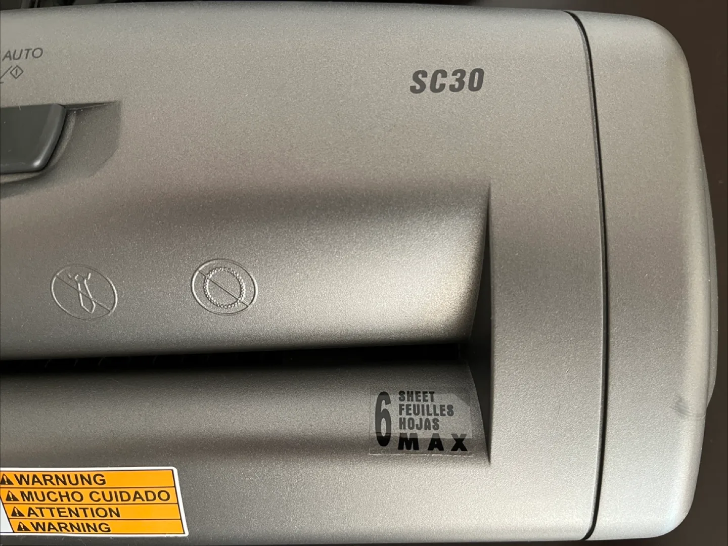 GBC Shredmaster SC30 Paper Shredder image indicator(7)