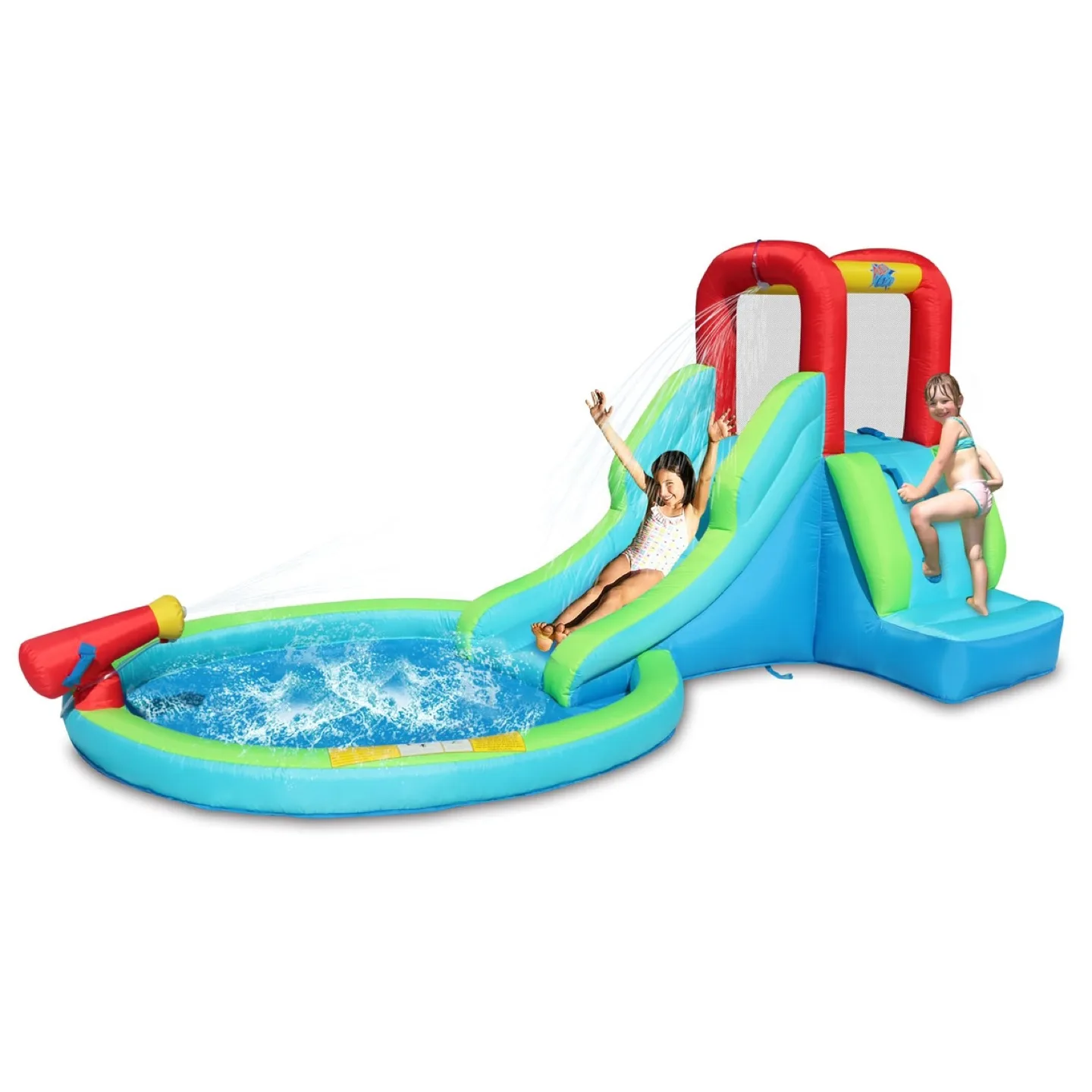 ACTION AIR Inflatable Bounce House w Slide for Wet + Dry thumbnail