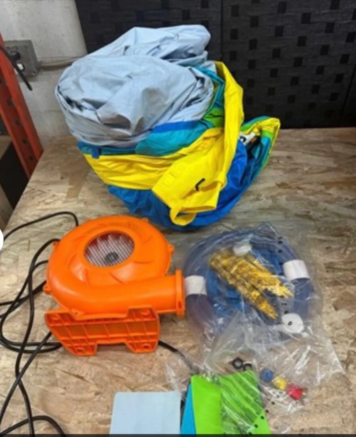 ACTION AIR Inflatable Bounce House w Slide for Wet + Dry image indicator(8)