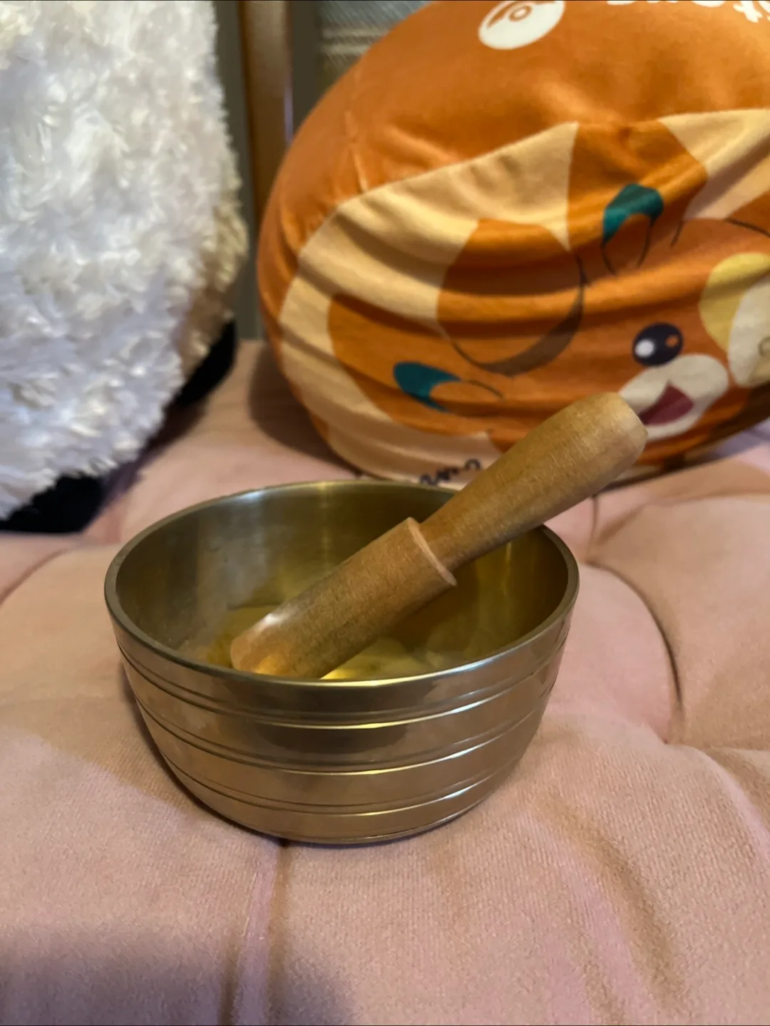 Singing Bowl with Wooden Striker thumbnail