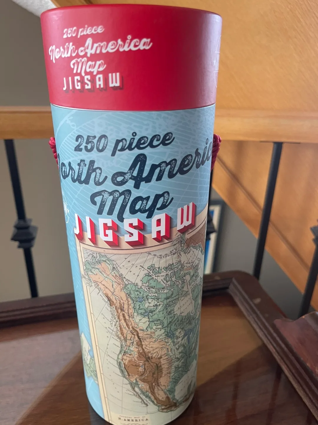 250 Piece North America Map Jigsaw Puzzle thumbnail