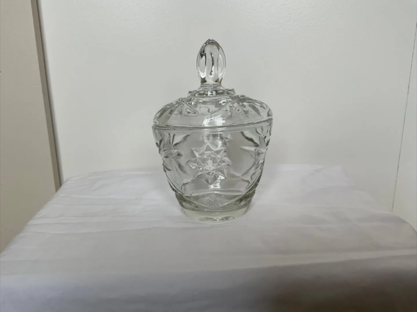 Vintage Glass Sugar Bowl thumbnail