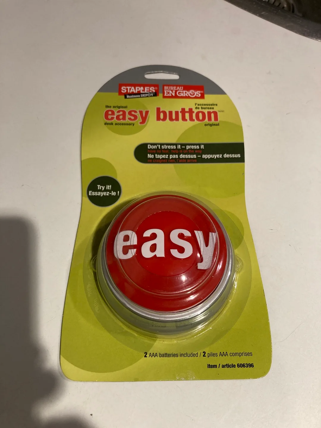Easy button - desk accessory thumbnail
