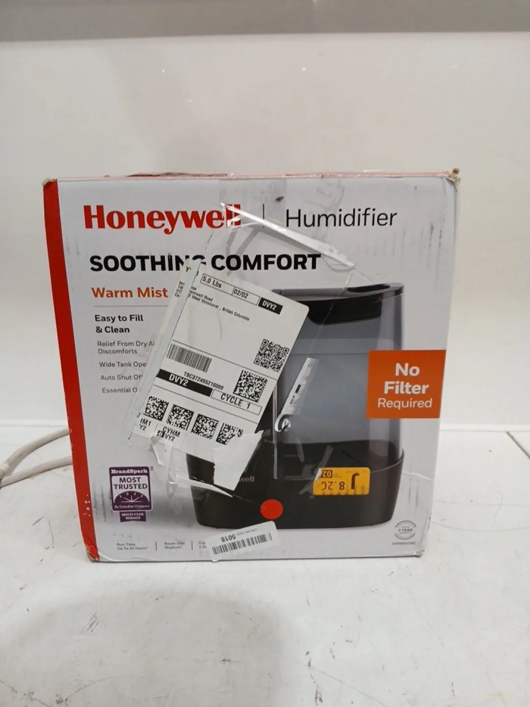 Honeywell Soothing Comfort Warm Mist Humidifier image indicator(3)