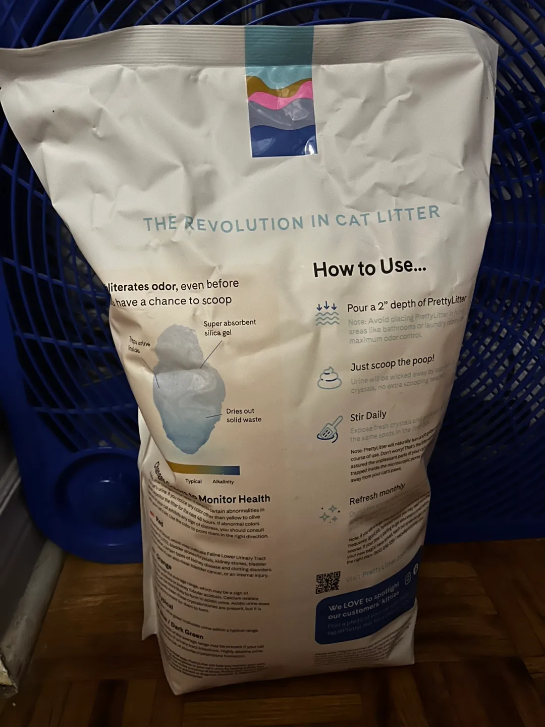 PrettyLitter Health Monitoring Cat Litter (6lbs) image indicator(2)