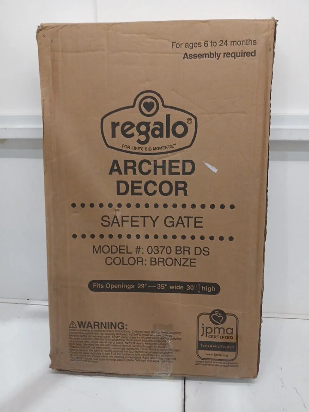 Regalo Arched Decor Safety Gate - Bronze image indicator(2)