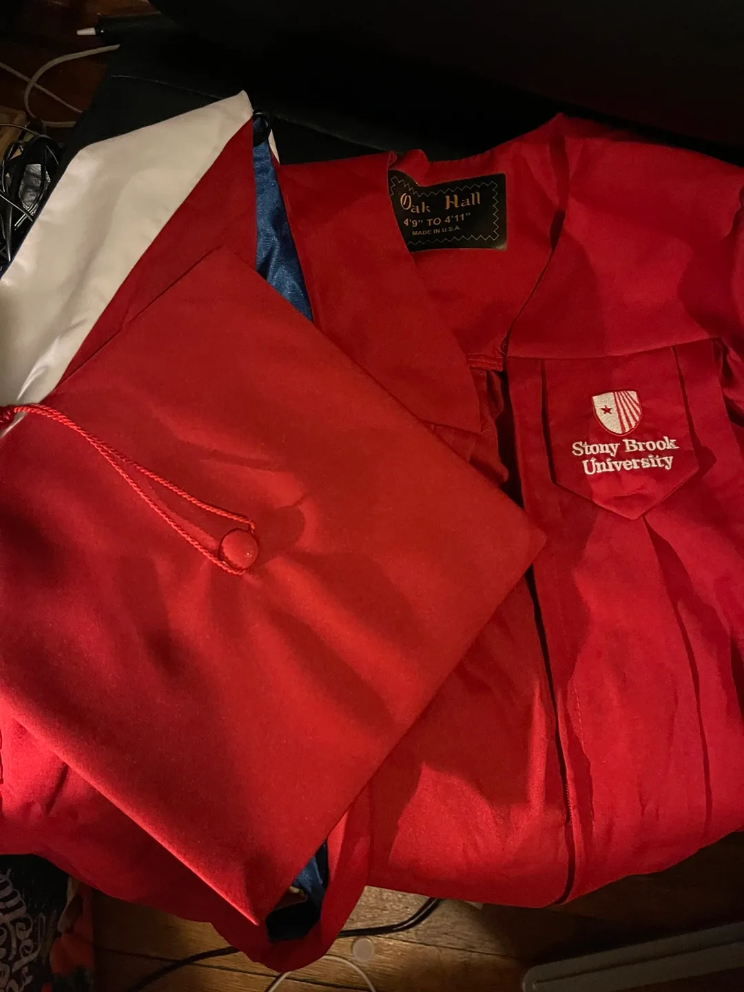 Stony Brook Graduation Gown 4'9"-4'11" LIKE NEW thumbnail