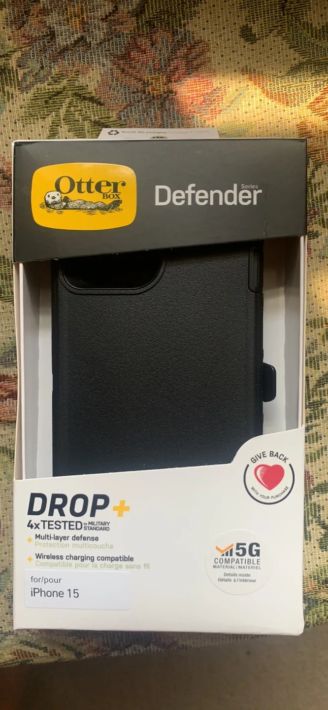 OtterBox Defender iPhone 15 Case - New in Box thumbnail
