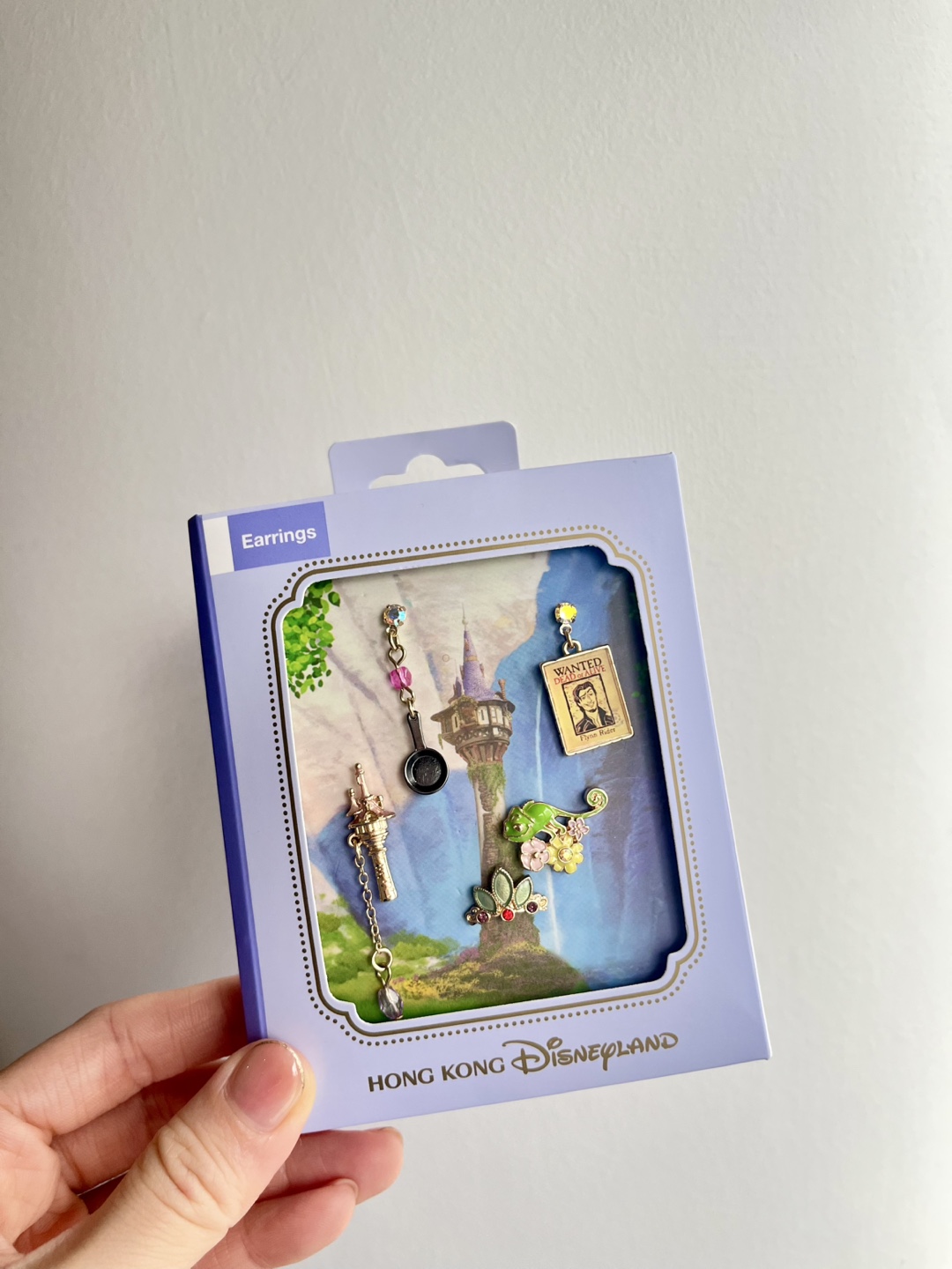 Hong Kong Disneyland Tangled Rapunzel Earrings - New
