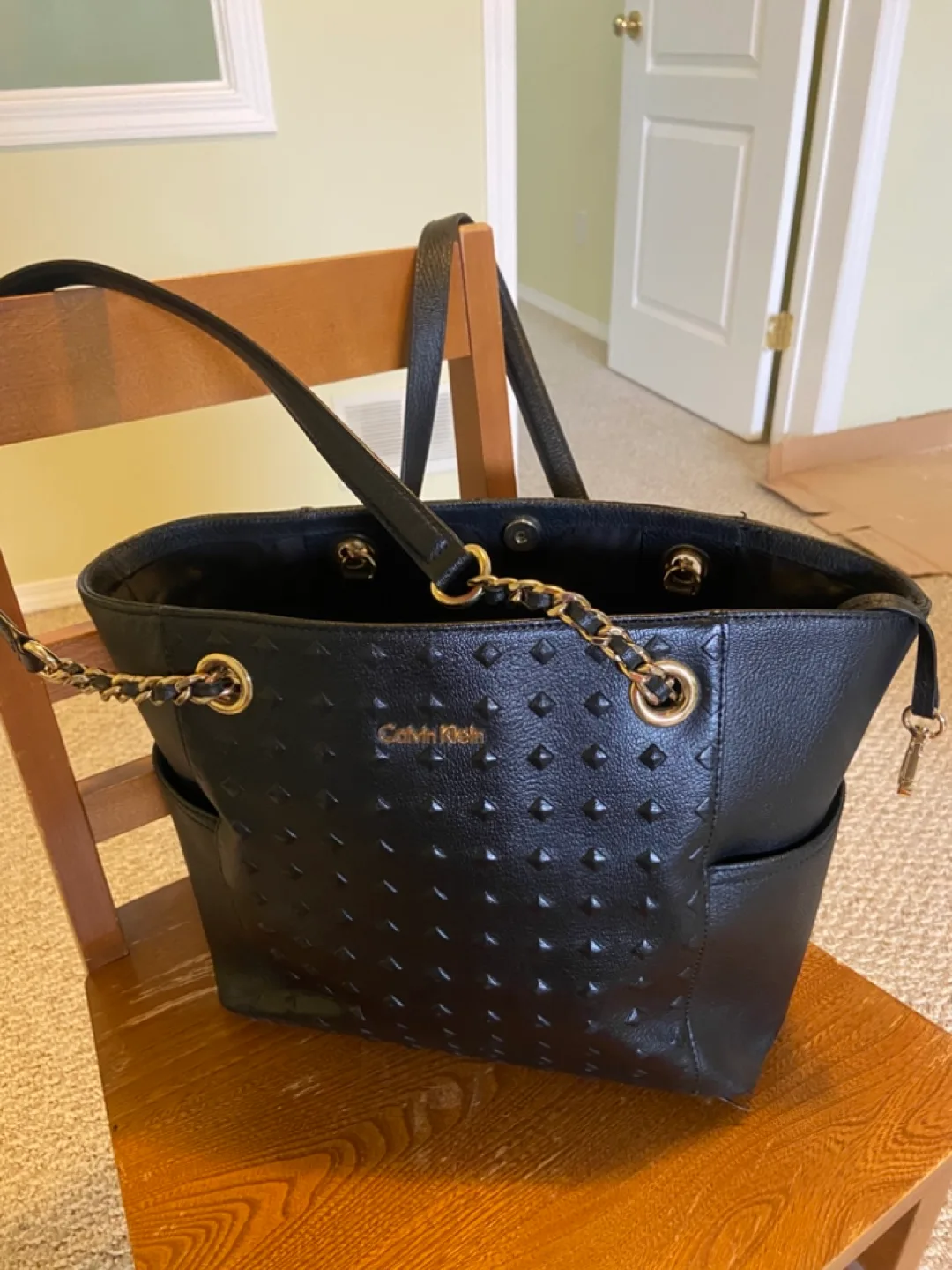 Calvin Klein Black Tote Bag thumbnail