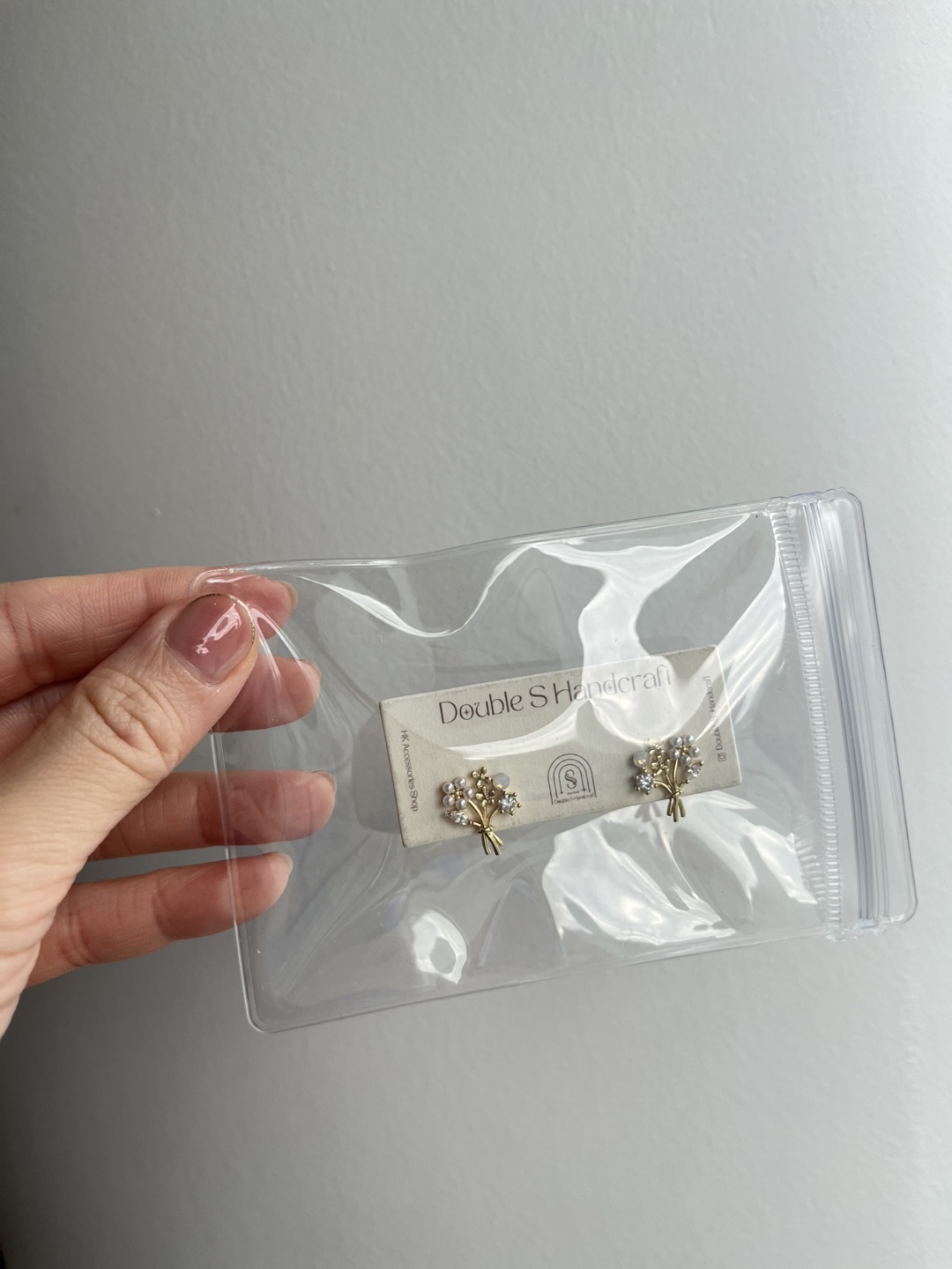 Double S Handcraft Flower Earrings - New - photo 3