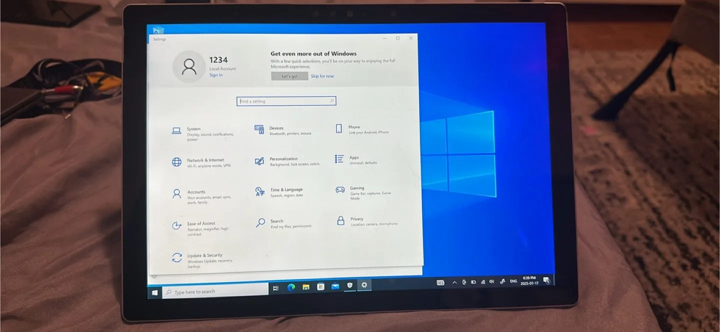 Microsoft surface Microsoft surface 5 pro 512 GB 16gb ram thumbnail