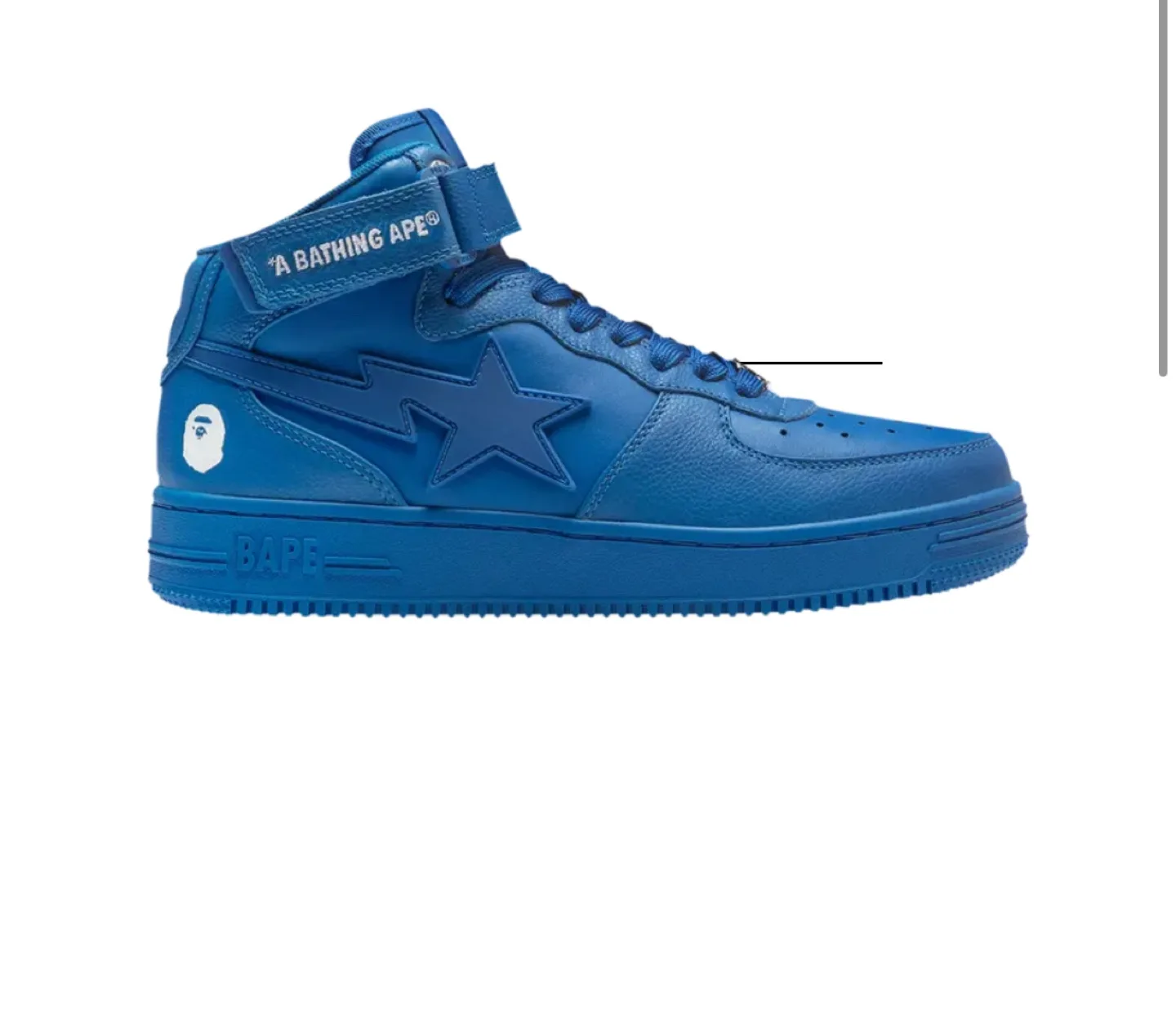 Authentic Bathing Ape BAPE STA High Blue Sneakers thumbnail
