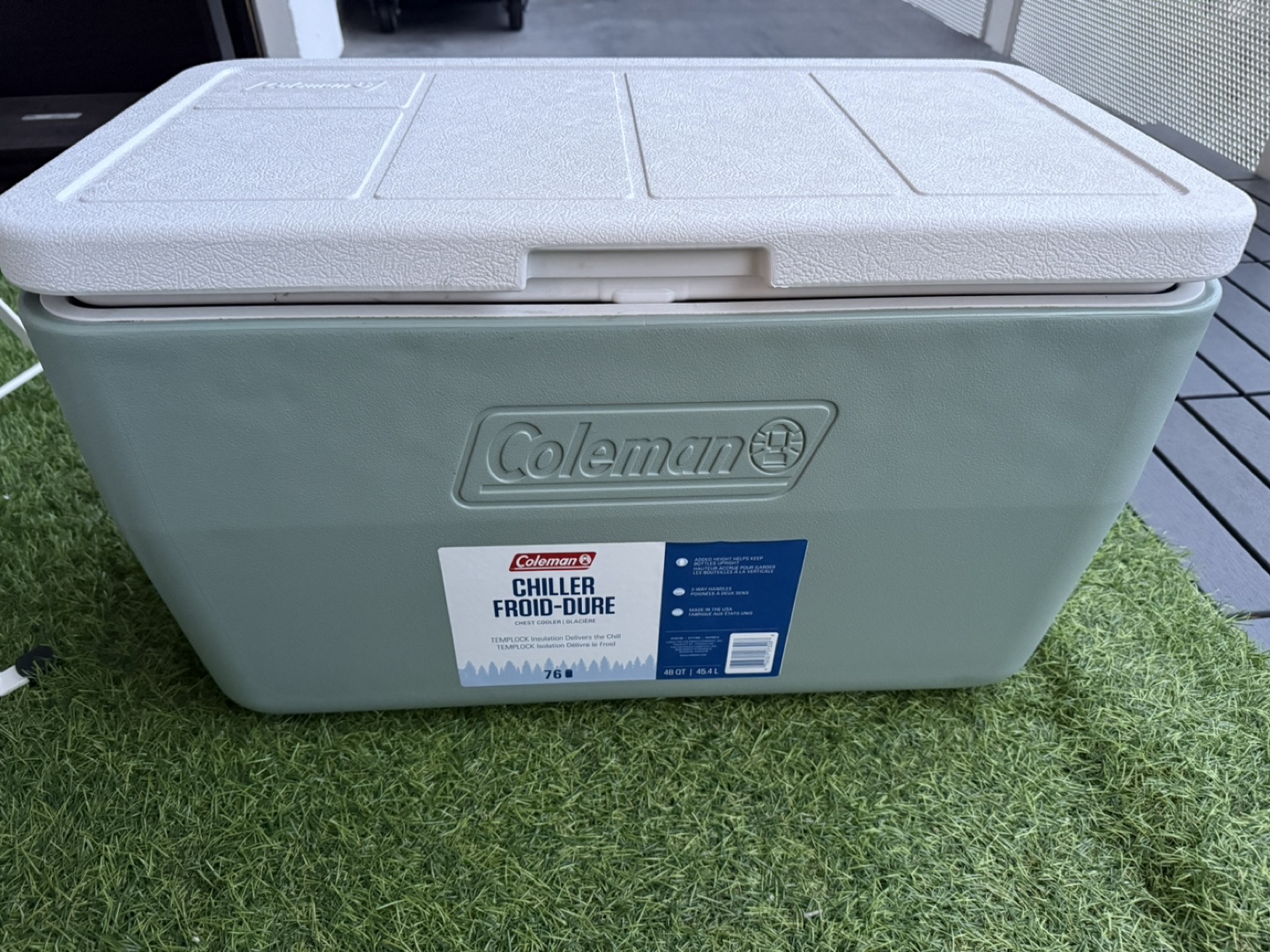 Coleman Chiller Froid-Dure 48 qt  | 45.4 liters Cooler
