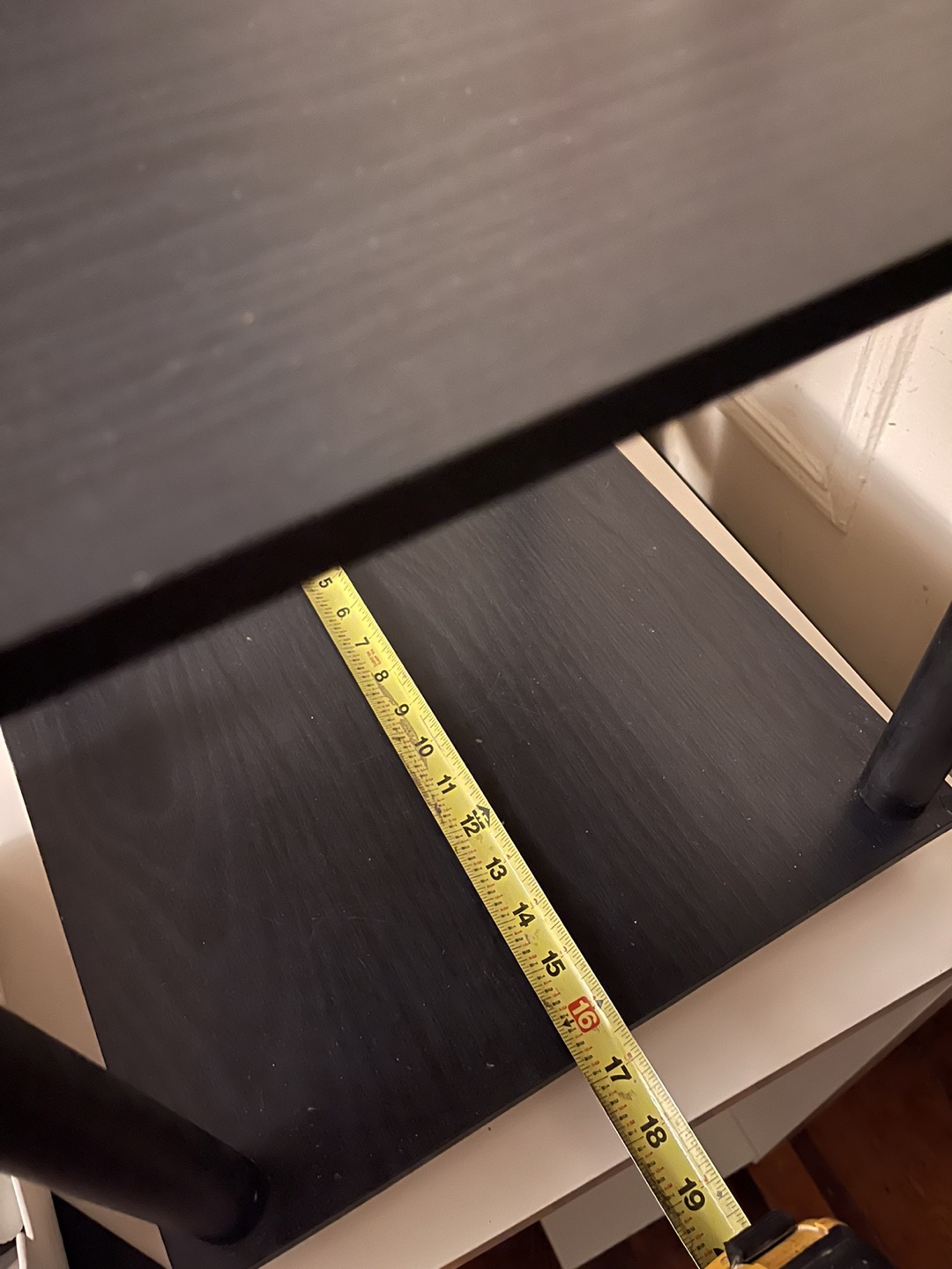 Black Side Table - 16.5" wide - photo 4