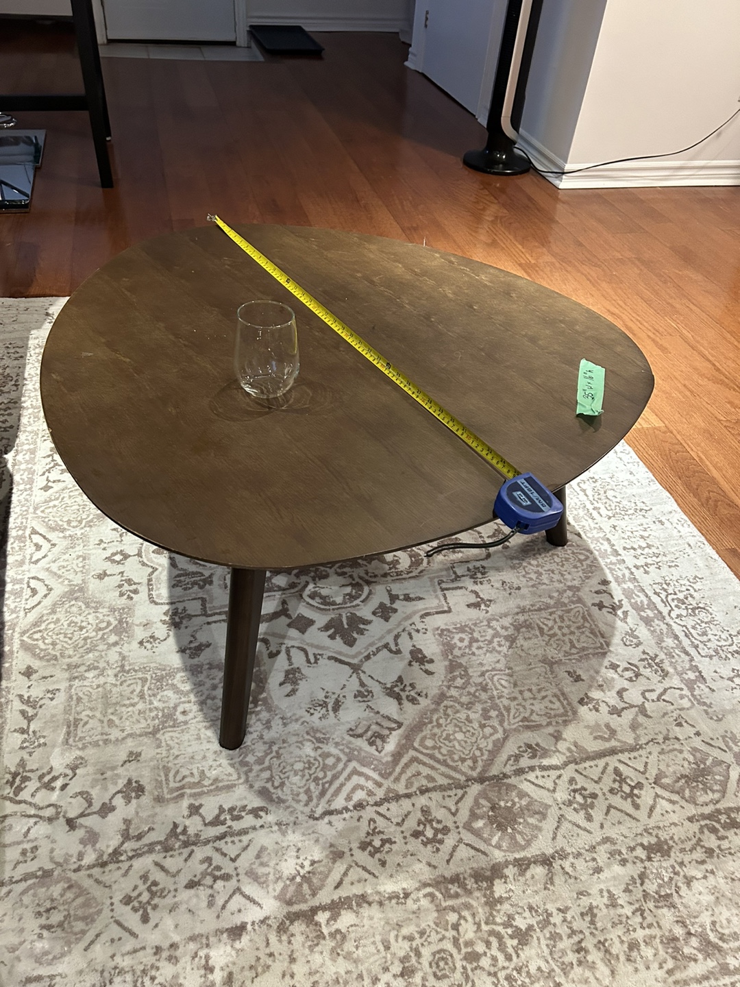 Mid-Century Modern Brown Coffee Table - photo 2