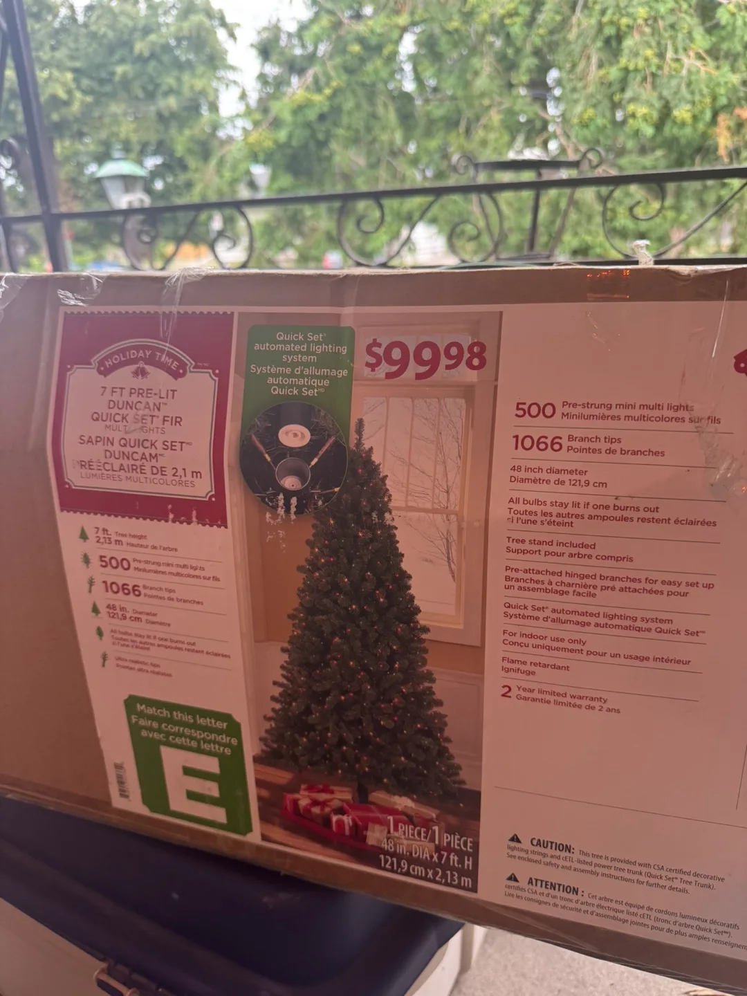 Holiday Time 7ft Pre-Lit Christmas Tree