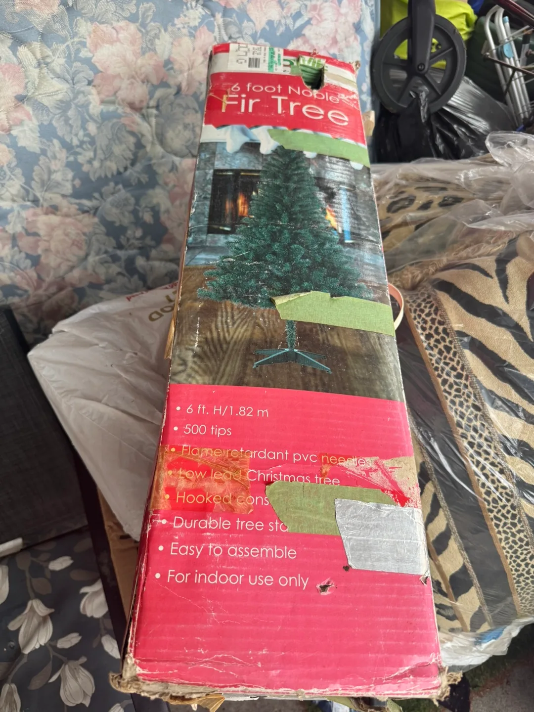 6 Foot Noble Fir Christmas Tree - Indoor Use