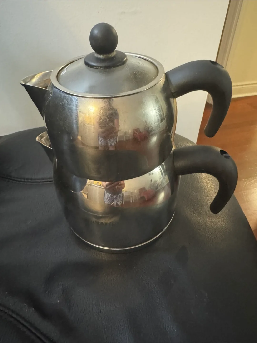Stainless Steel Turkish Teapot thumbnail