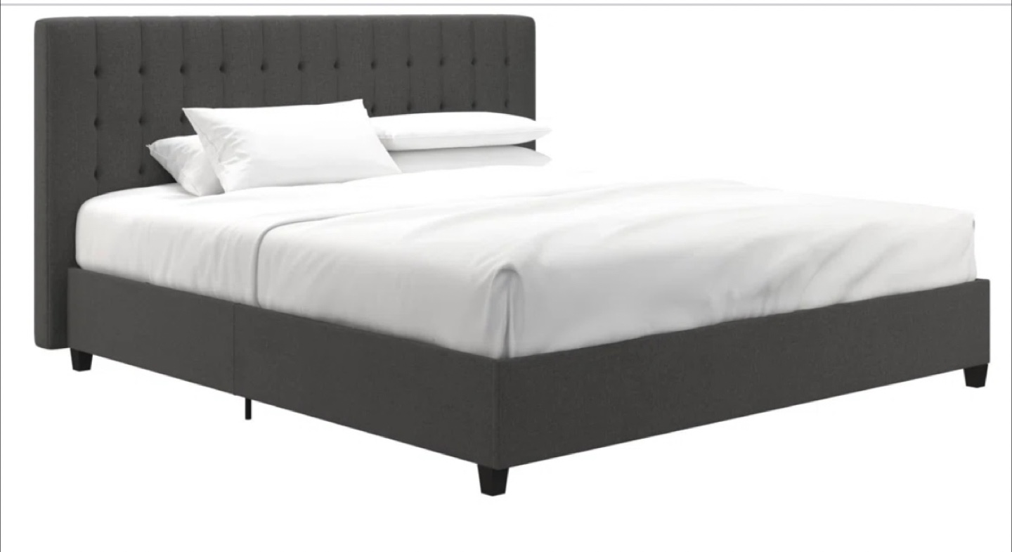Acquaviva Upholstered queen Bed - Grey - photo 2