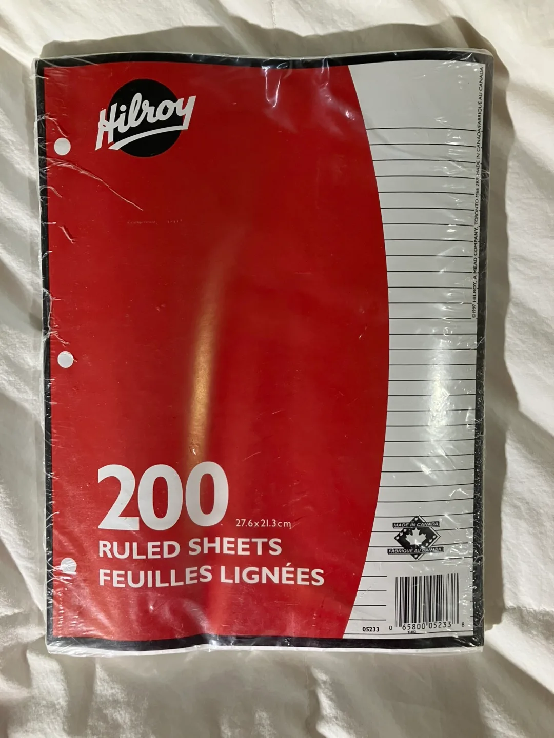 New Hilroy 200 Ruled Sheets (27.6 x 21.3 cm) thumbnail