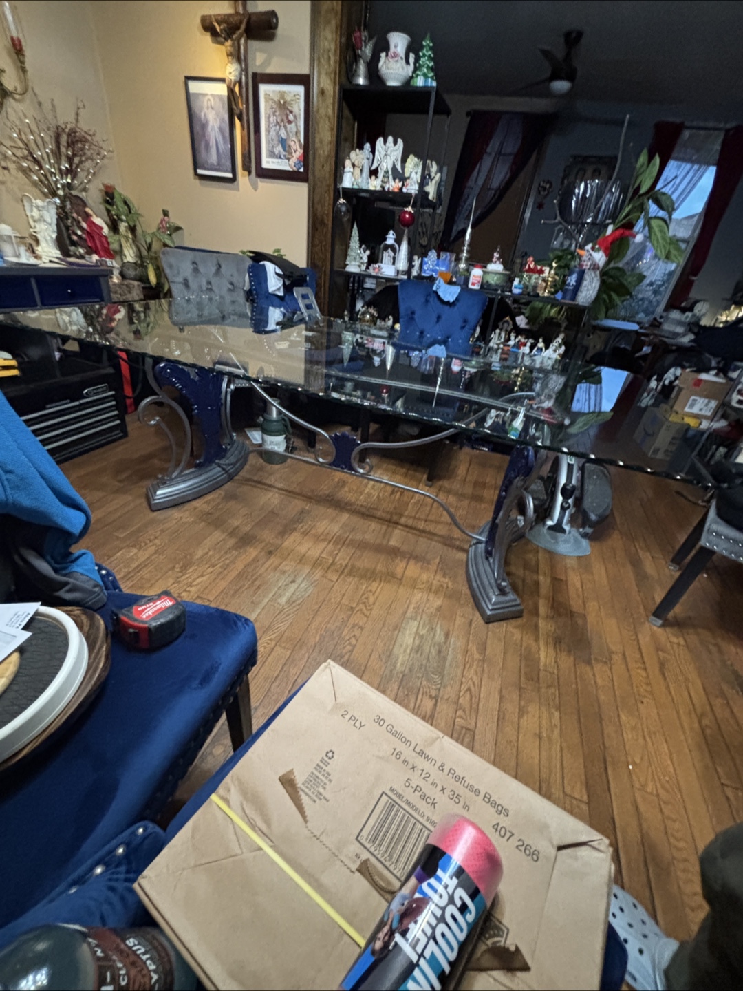 Glass Top Dining Table - photo 2